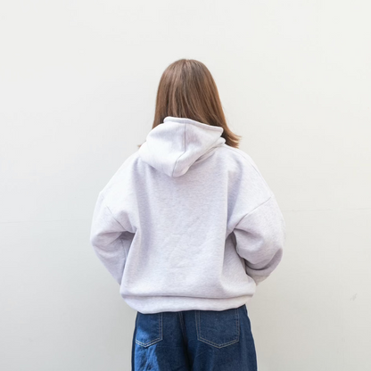 COMING SOON: Fencesitter Hoodie - White/Grey Marle + Electric Blue [Available 5/9]