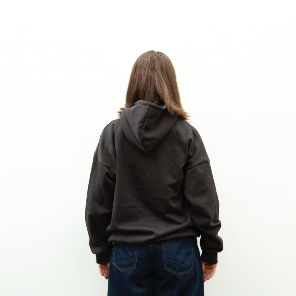 Fencesitter Hoodie - Vintage Black + Electric Blue