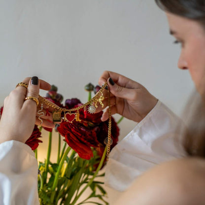 MAKE YOUR OWN CHARM NECKLACE/BRACELET @ SHOP GAL (FITZROY, MELB)
